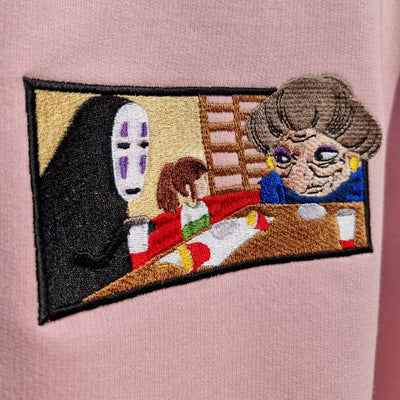 Round neck sweatshirt - "Fast-food" design