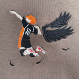 Organic round neck sweatshirt - Design "Crows"